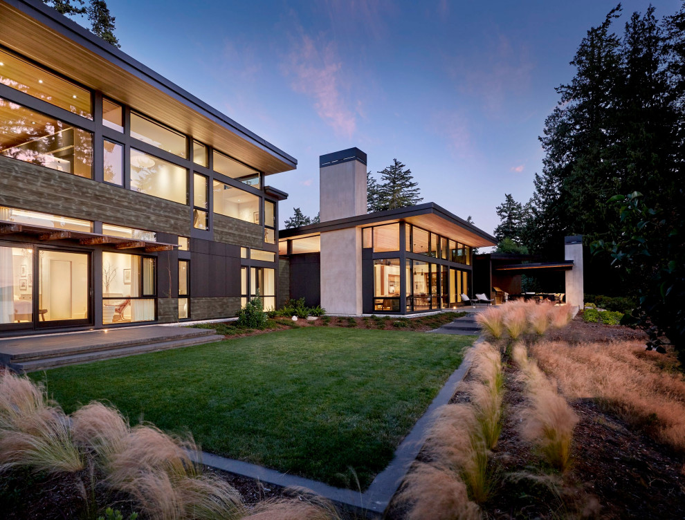 Trendy exterior home photo in Seattle