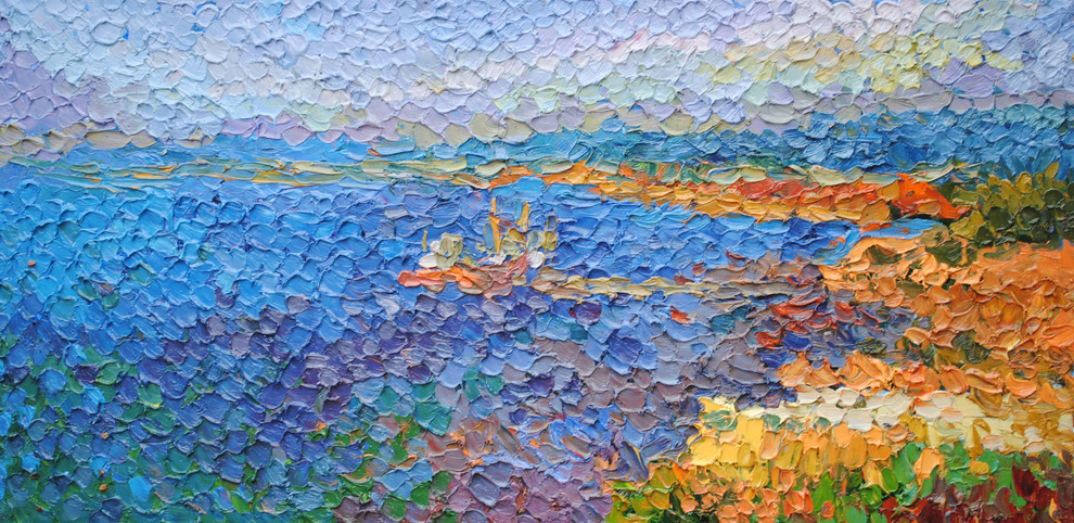 120х60 Морекорабли. Место: Раскопки древнего города Гермонасса.