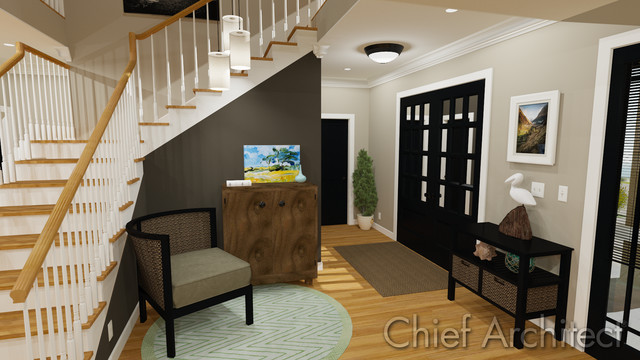 Interiors transitional-rendering