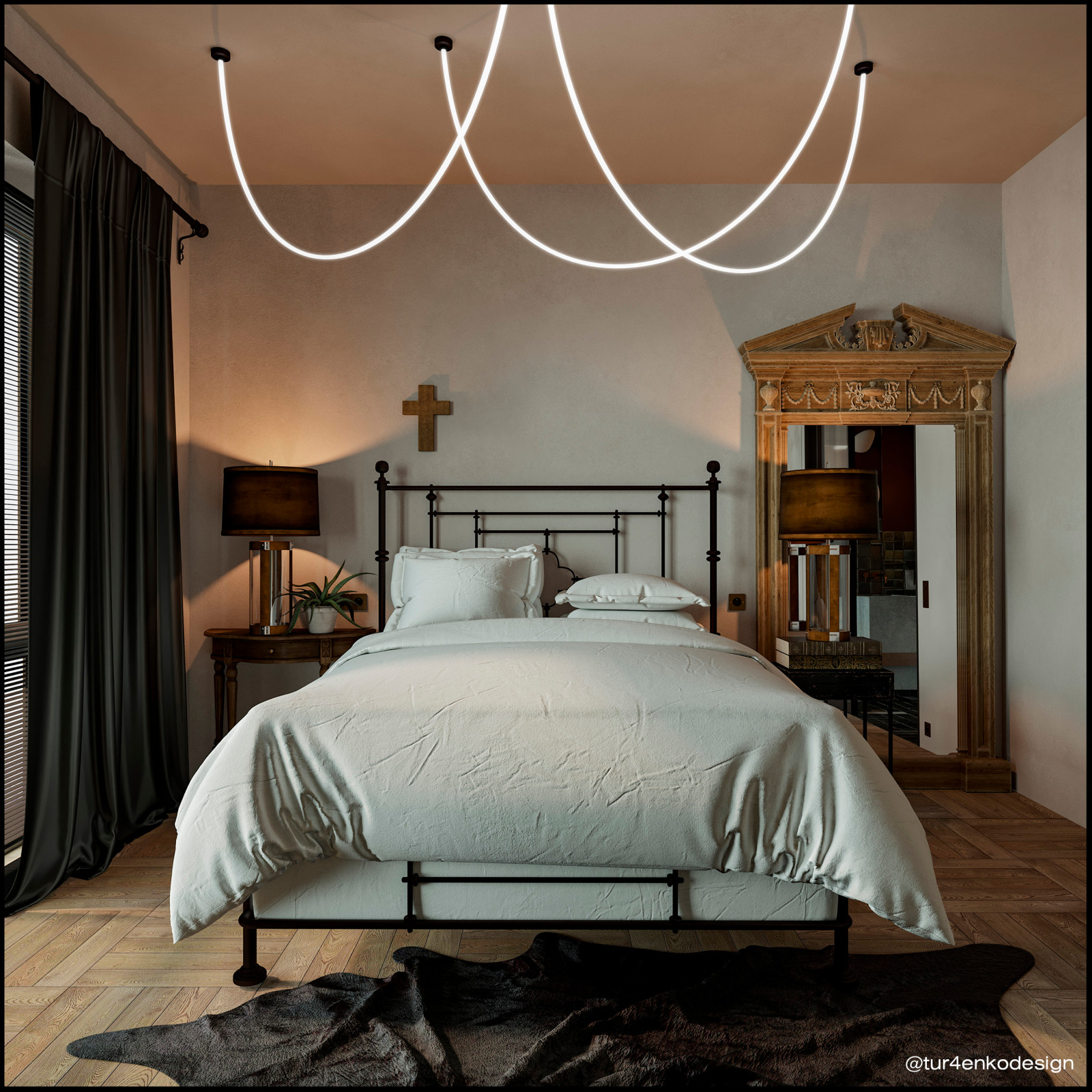 Эклектичный дизайн квартиры 100 м2 в ЖК "Павелецкая сити"