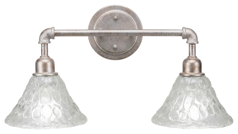 Vintage 2 Light Bath Bar - Industrial - Bathroom Vanity Lighting - by ...