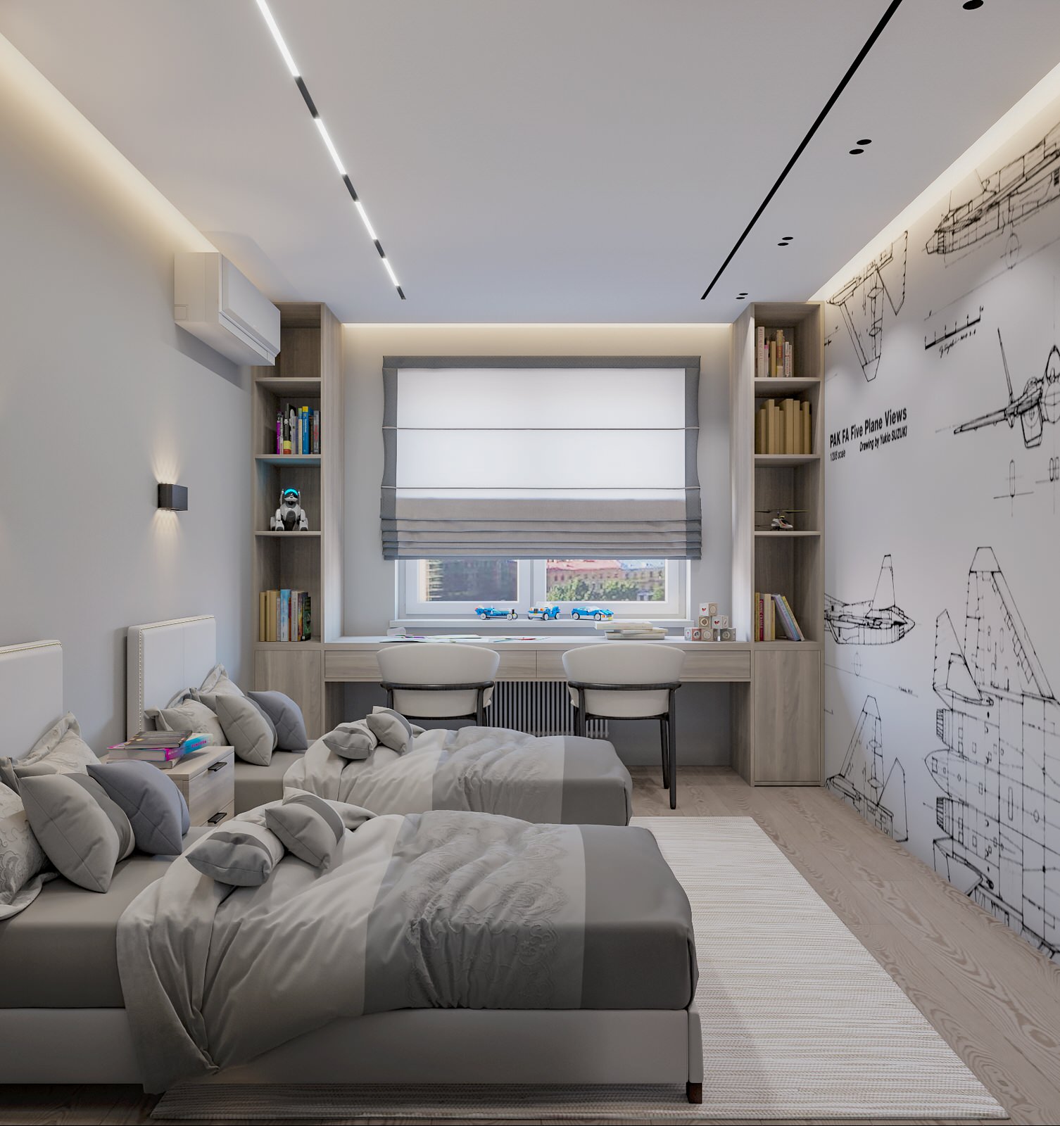 2х комнатная квартира в современном стиле