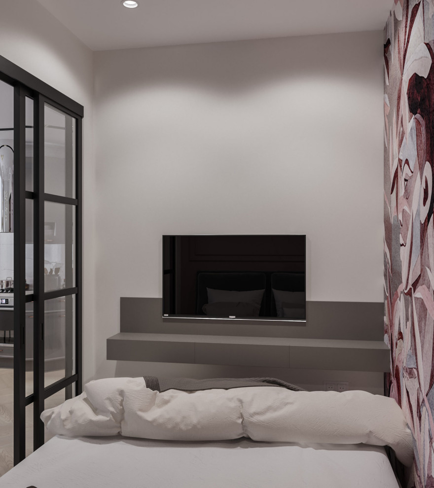 Проект апартаментов для молодой творческой девушки #apartments_bukinist