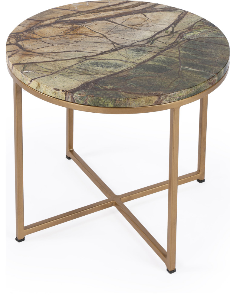 Giovanniya Side Table Contemporary Side Tables And End Tables by HedgeApple Houzz