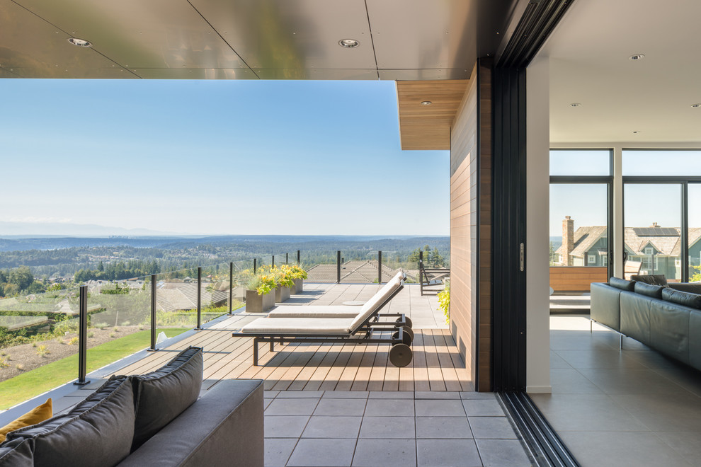 Summit Park House - Contemporary - Deck - Seattle - by Stephenson ...