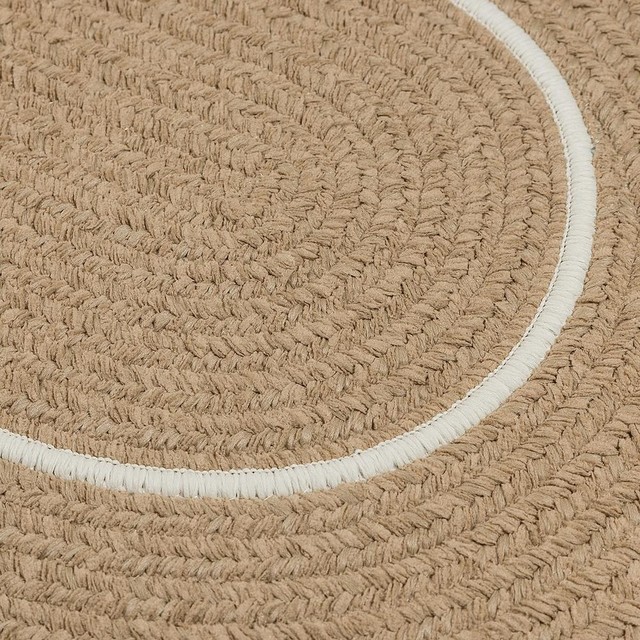Silhouette - Sand 12' round, 12' Round - Farmhouse - Outdoor Rugs - by ...