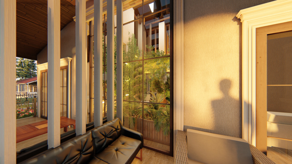 ДОМ-УСАДЬБА НА 2 СЕМЬИ + МАСТЕРСКАЯ (В1)