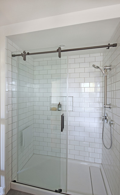 Mindful Master Bath - Glen Ellyn, IL retro-bathroom