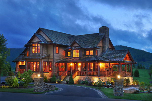 Inspiration for a country exterior in Charlotte.
