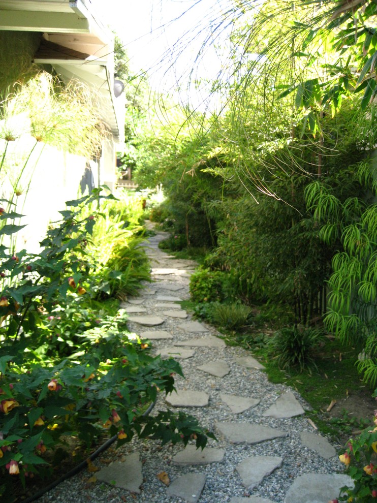 Traditional garden in Los Angeles.