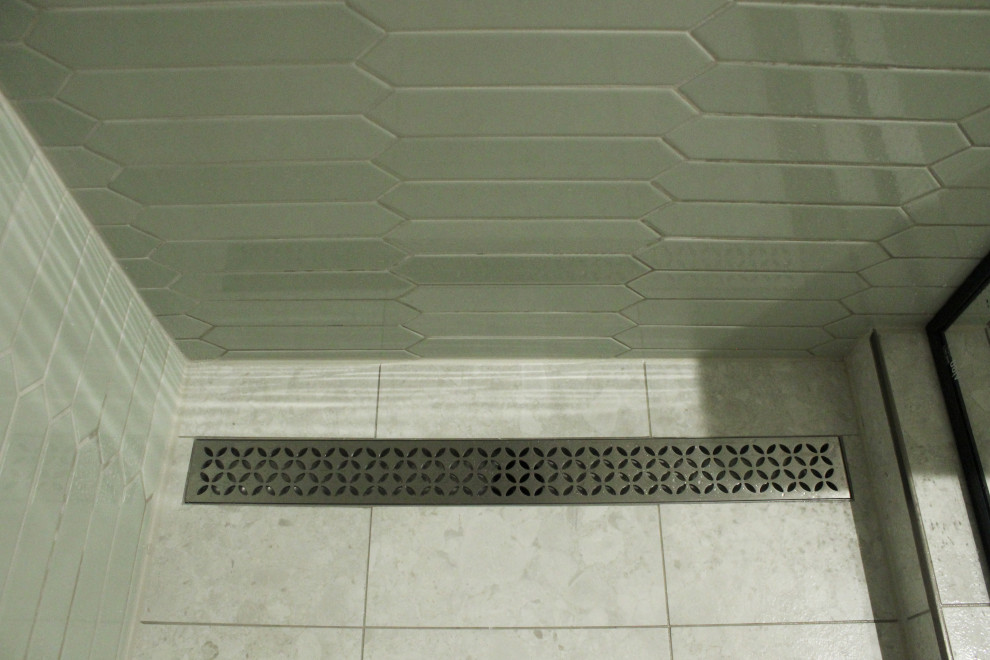 Red Maple Shower Drain Detail