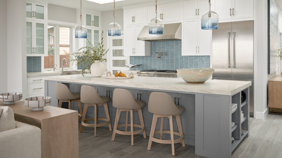 This is an example of a beach style kitchen in San Luis Obispo.