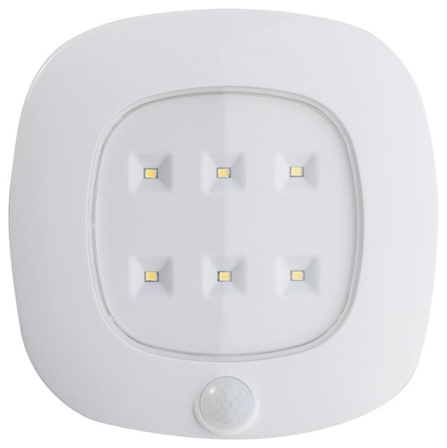 Fulcrum Wireless Motion Sensor Led Ceiling Light White Fulcrum Wireless Motion Sensor Led Ceiling Light White