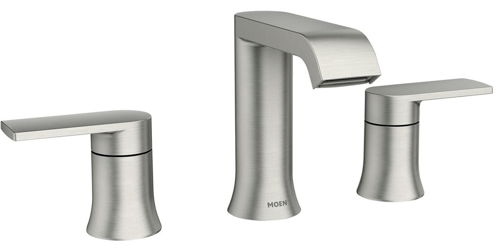Moen 84763 Genta 1.2 GPM Widespread Bathroom Faucet - Spot Resist Brushed