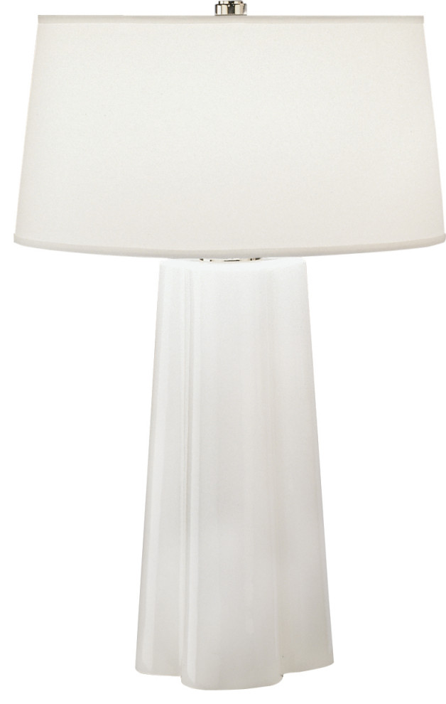 Wavy Table Lamp, White Cased