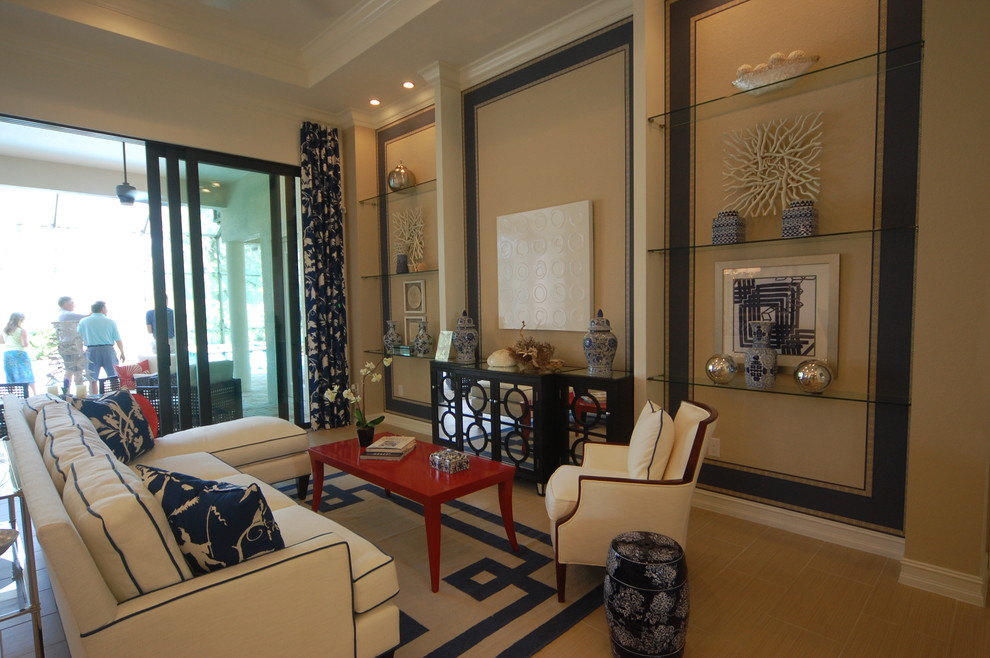 Home design - eclectic home design idea in Miami