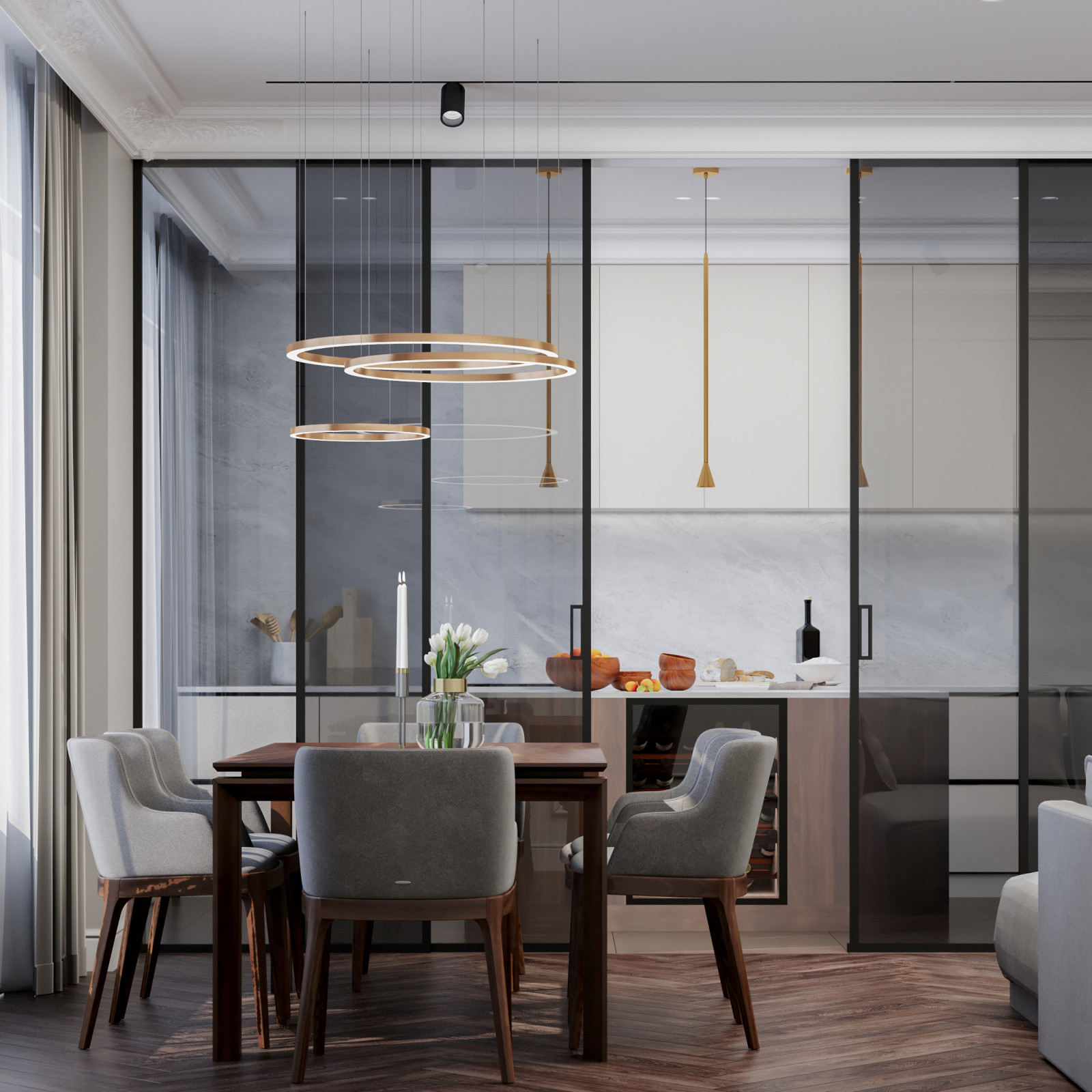 Квартира неоклассика