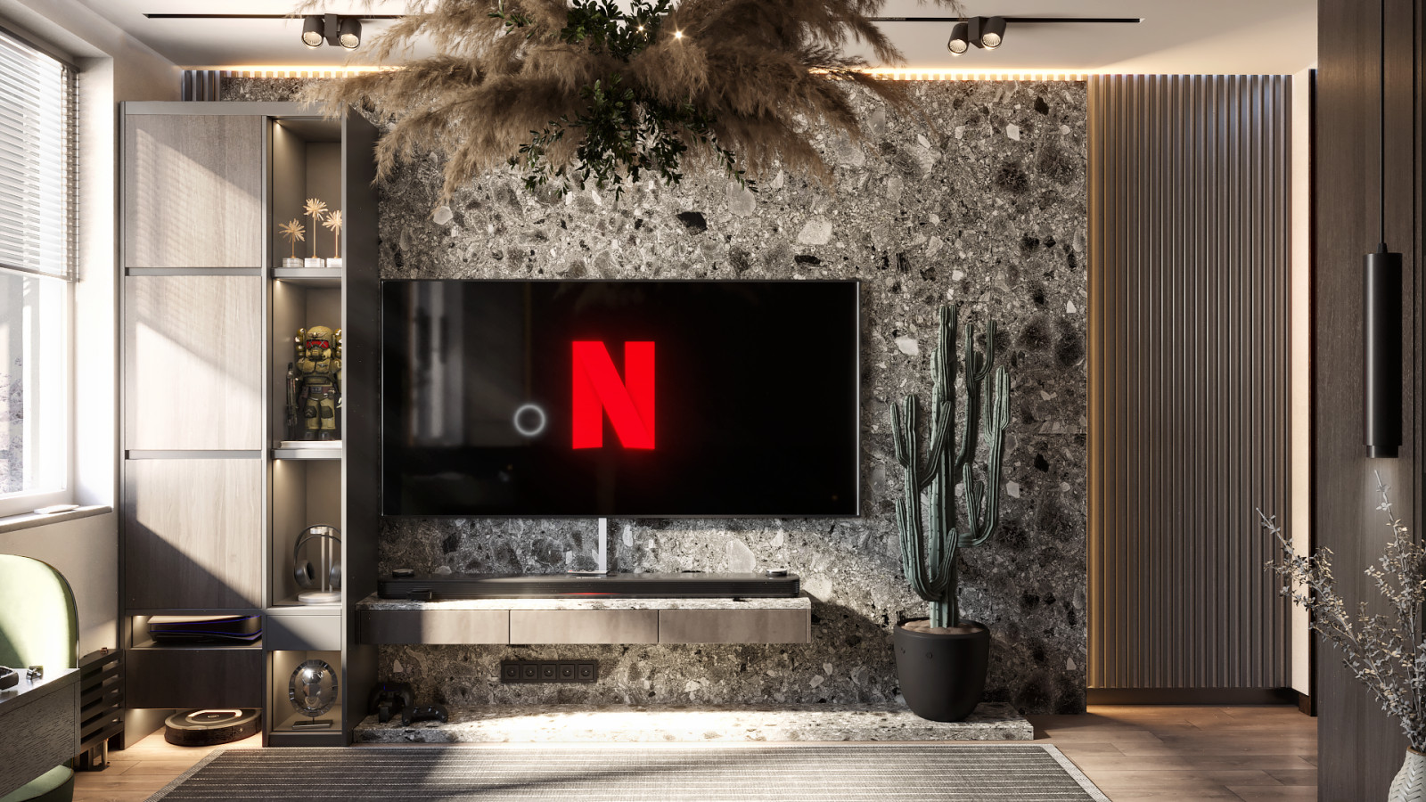 Modern khaki apt. by ACG Group