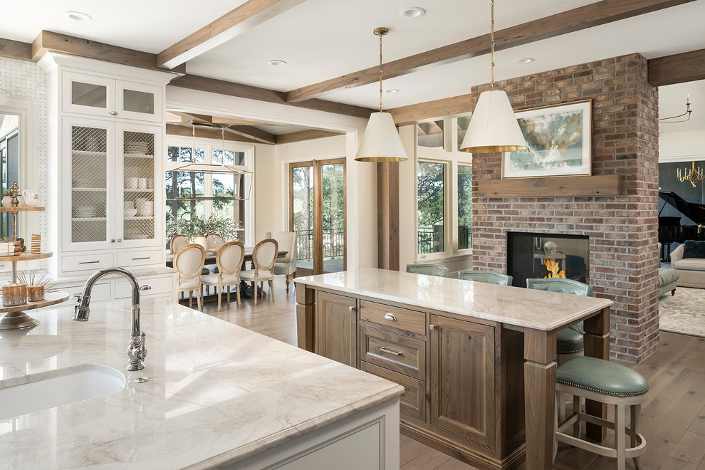 Inspiration for a transitional kitchen remodel in Denver