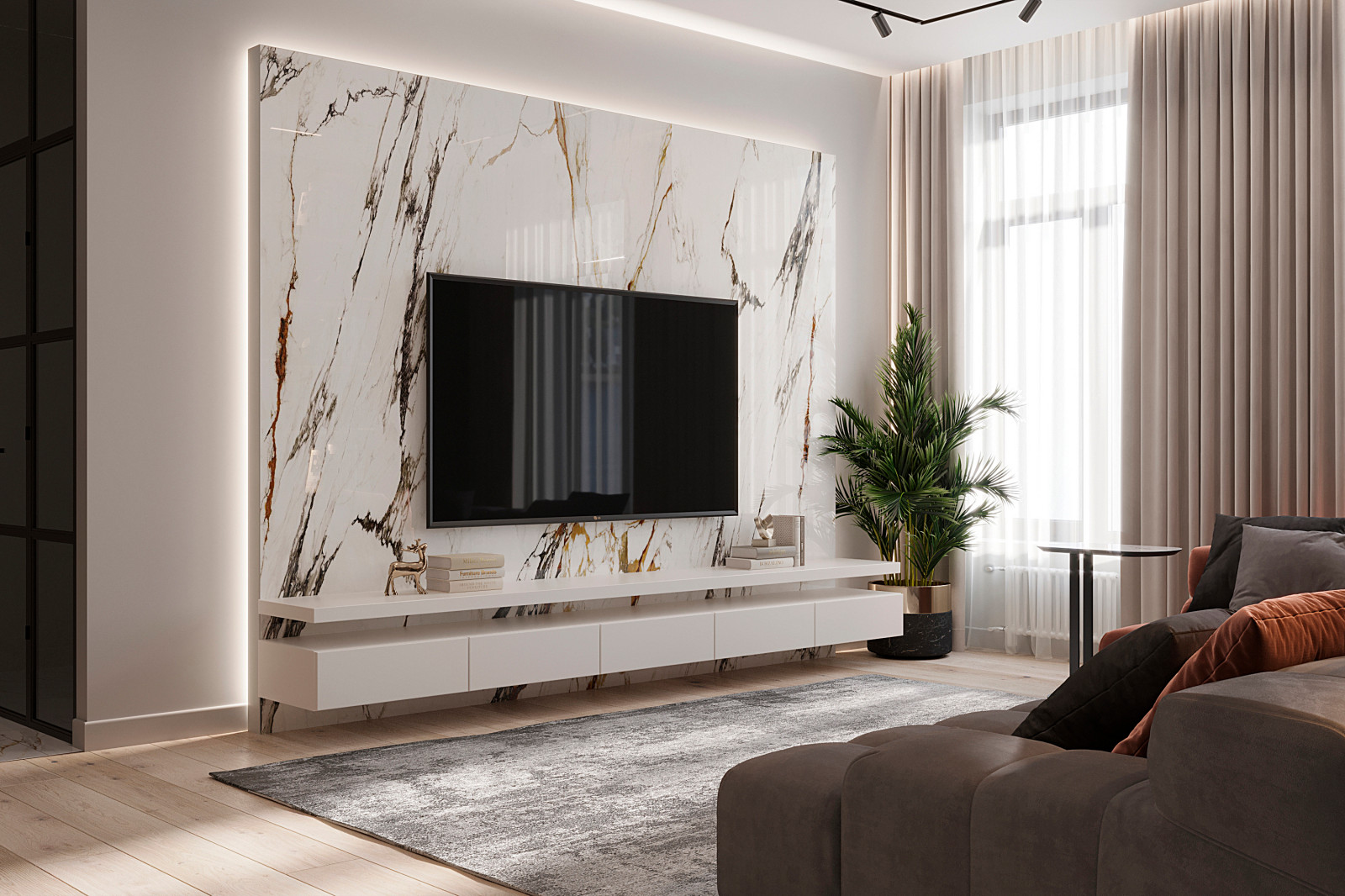 Дизайн-проект квартиры в КД «Дом Философа» 108 кв.м