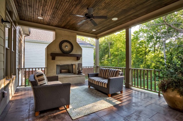 Bellavita Interiors Portfolio - Veranda - Rustic - Porch ...