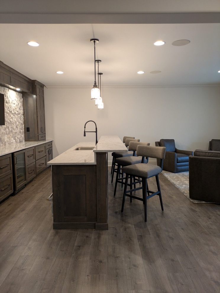 Upscale Full  Basement Design, Renovation, & Decor