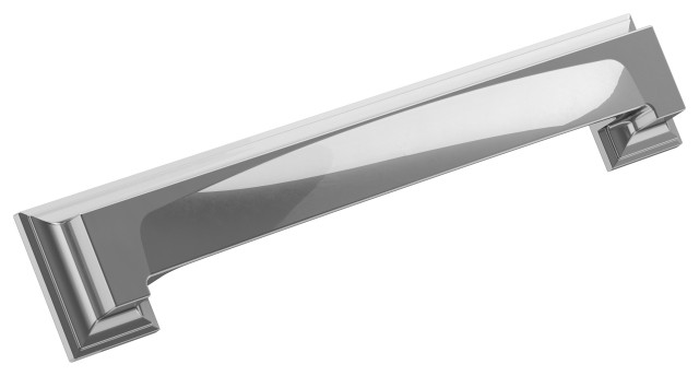 Appoint Cabinet Cup Pull, Polished Chrome, 5-1/16 & 6-5/16" Center-to-Center