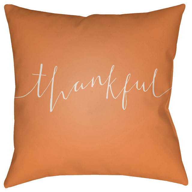 Thankful Pillow 18x18x4