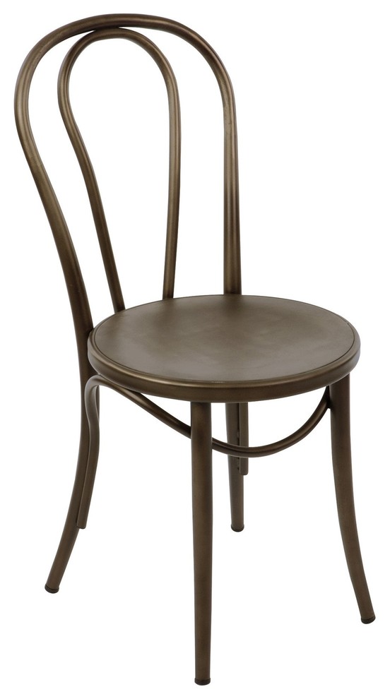 Belmont Rustic Matte Steel Side Chair (Set of 2)