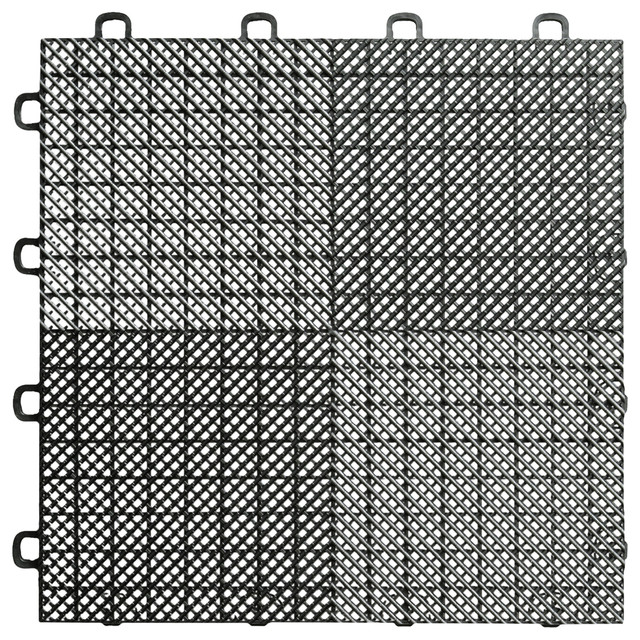 12 X12 Interlocking Deck Patio Flooring Tiles Perforated Set Of 12 X12 Interlocking Deck Patio Flooring Tiles Perforated Set Of 30