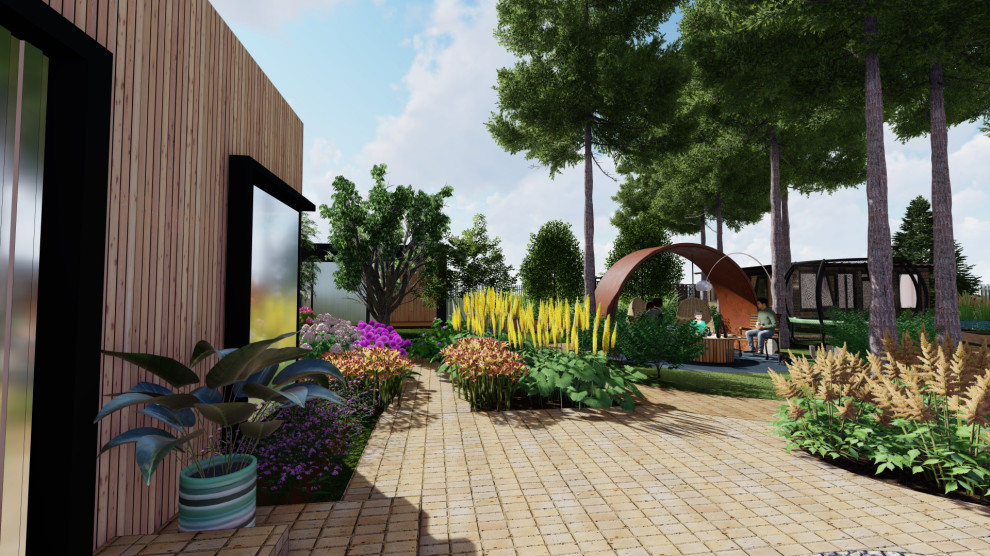 На поляне в лесу