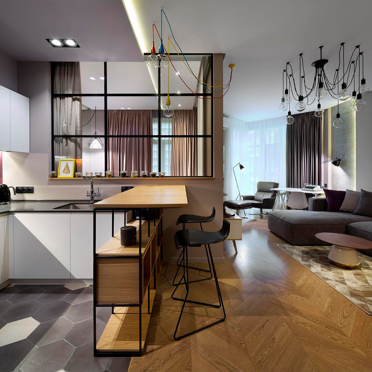 Дизайн-проект в стиле " LOFT"