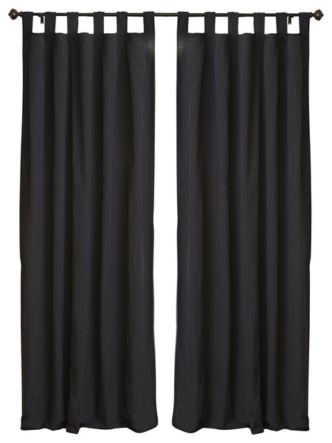 Twill Blackout Two Tone Reversible Curtain Panels Set Of 2 Aqua