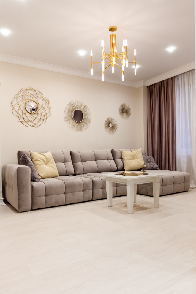 Фото проекта, ЖК "Маршал", г.Калуга (гостиная)