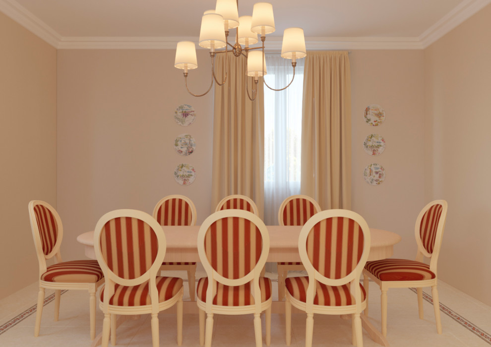 Загородный дом. Кухня. Столовая