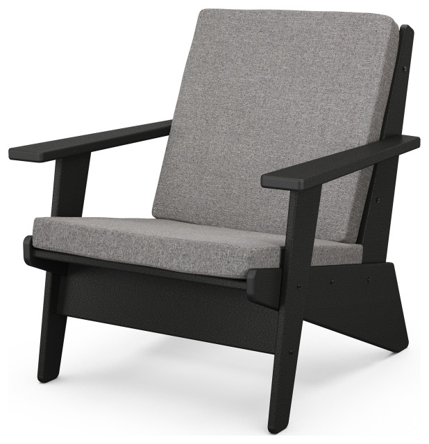 POLYWOOD Riviera Modern Lounge Chair - Midcentury ...