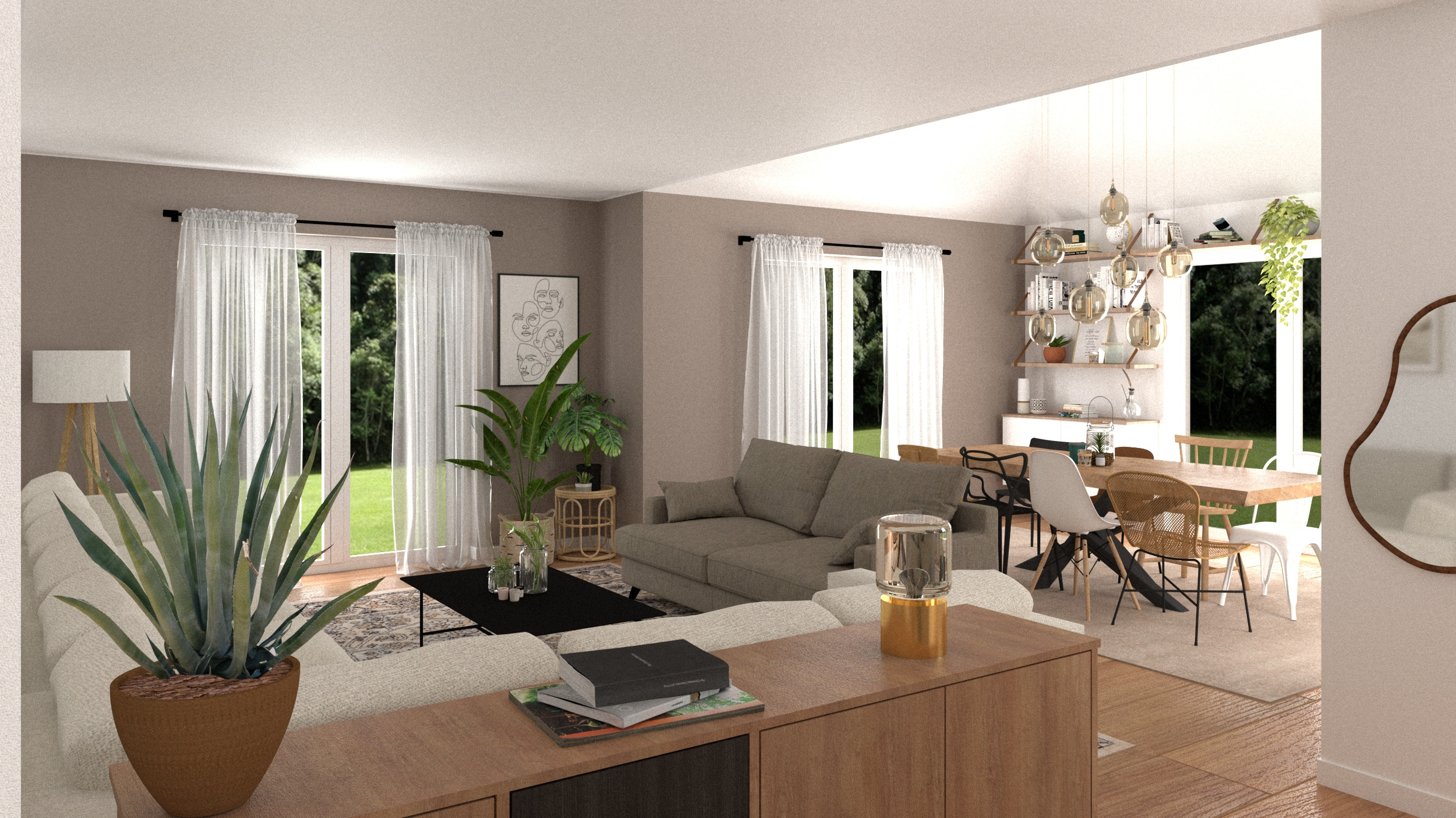 Projet T | Design d'une maison de 150m²