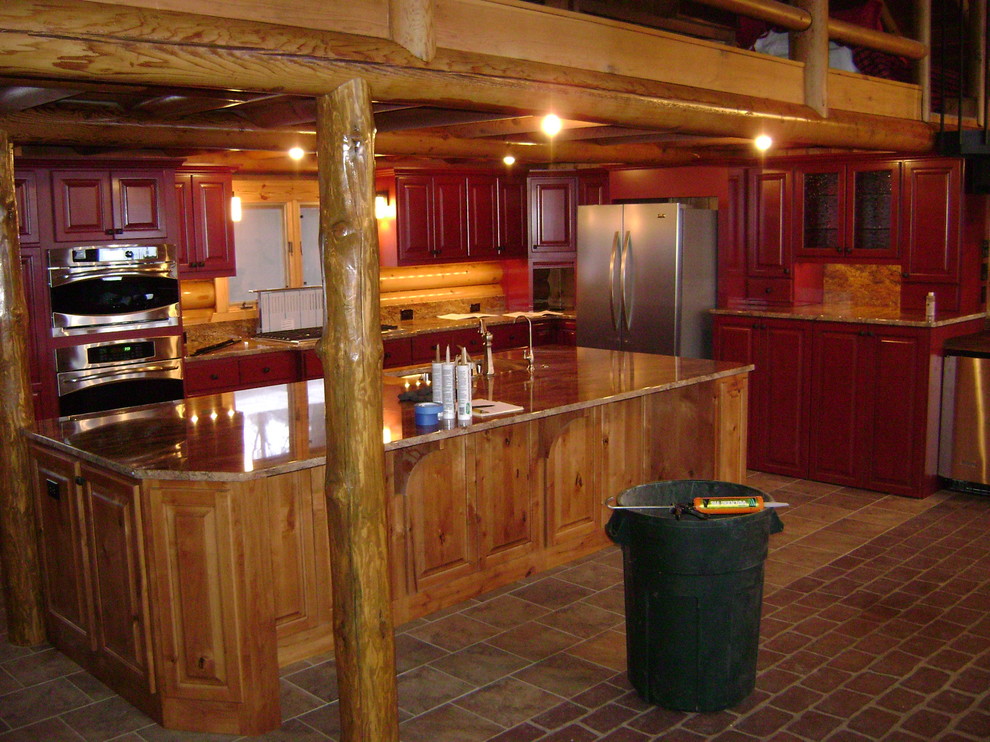 Gull Lake Log Home Kitchen/Bath Remodeling