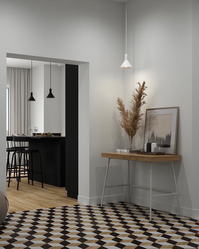 Кухня-гостиная в частном доме