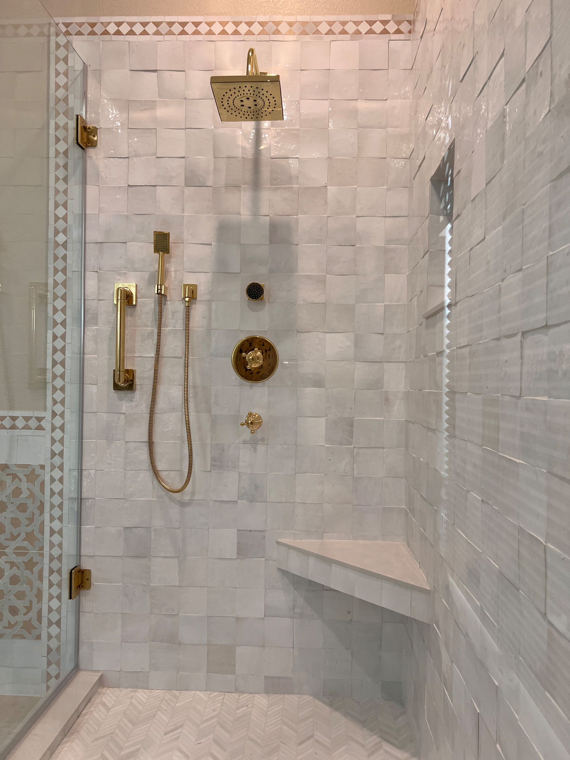 AFTER!  Elegant Zellige Tile Transformation
