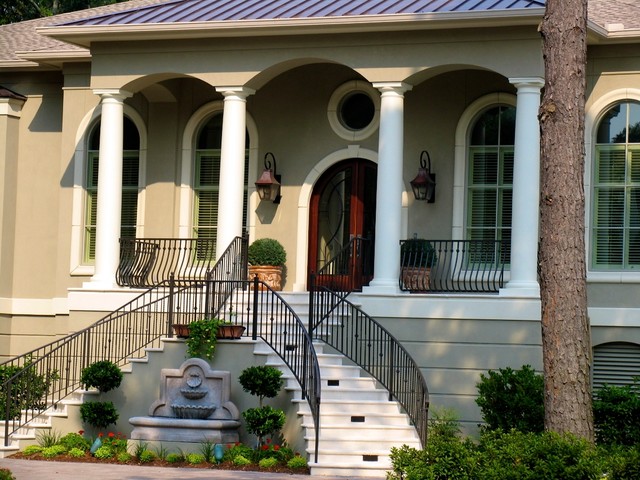 Hilton Head House mediterraneen-porche