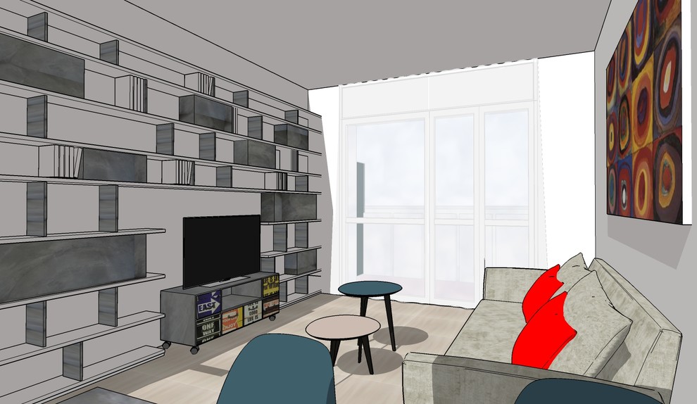Appartamento 2+1 - ristrutturazione a Milano - completamento arredo