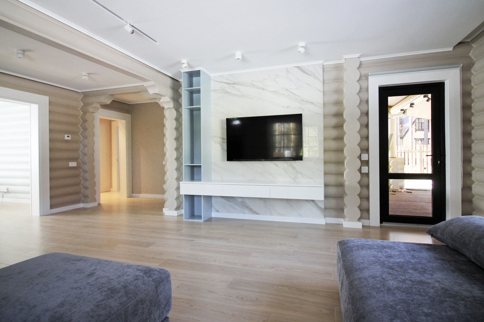 Срубовой коттедж в Рощино