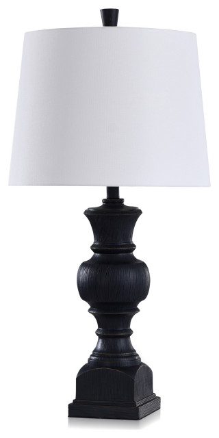 Traditional Table Lamp Wood Grain Texture Onyx