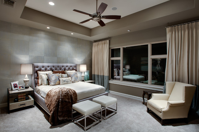 Modern Santa Fe Style - Contemporary - Bedroom - Other - by Burdick ...