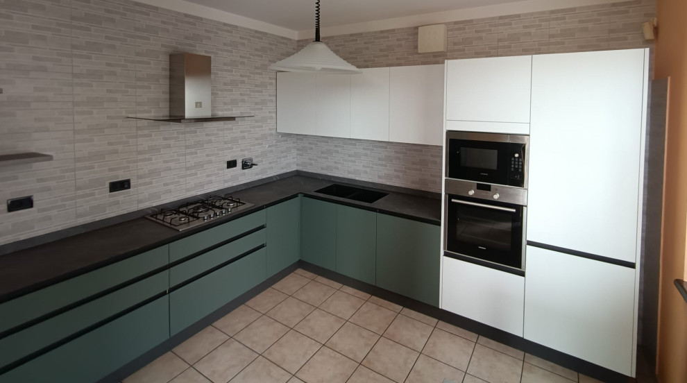 Restyling Cucina Ante PET Verde Muschio e Zucchero