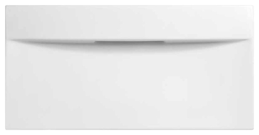 27" Imprint Rectangular Above Counter Ceramic Vessel Sink, White