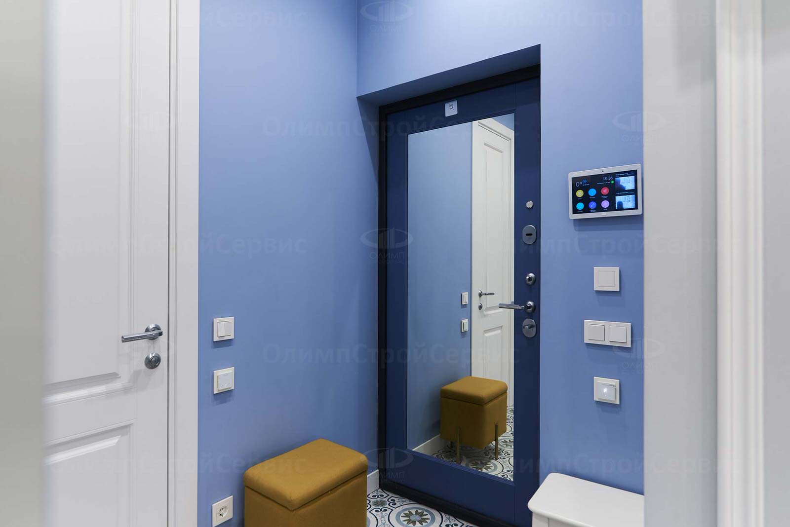 Дизайн и ремонт однокомнатной квартиры в стиле «Современная классика»