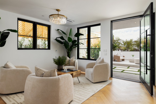 Indoor-Outdoor Living Room Remodel contemporary-living-room