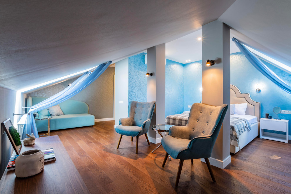 Гостевая спальня с личным санузлом.